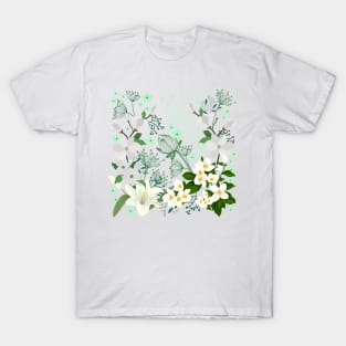 White Blossoms Courage T-Shirt